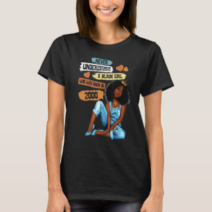 Awesome Since 2000 Black Girl Birthday Melanin Afr T-Shirt