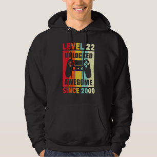 Awesome Since 2000 Vintage Controller Girls Boys Hoodie