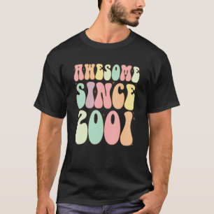 Awesome Since 2001 Birthday  21 Years Old Girls Bo T-Shirt