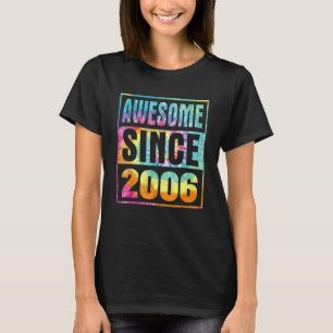 Awesome Since 2006 16 Years Old 16th Birthday Tie  T-Shirt