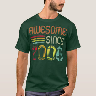 Awesome Since 2006 16th Birthday Retro T-Shirt