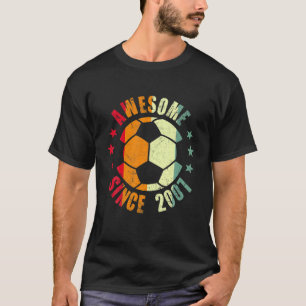 Awesome Since 2007 15Th Birthday 15 Year Old Socce T-Shirt