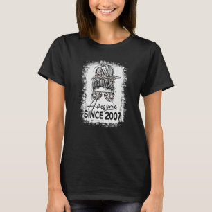 Awesome Since 2007 16 Years Old Leopard 16th Birth T-Shirt