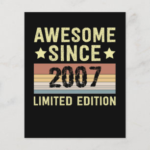 Awesome Since 2007 Birthday