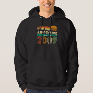 Awesome Since 2009 13th May Birthday Teen Girls Bo Hoodie