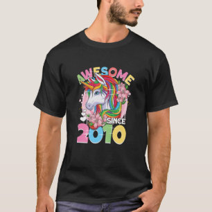Awesome Since 2010 12Th Birthday Girl 12 Years Uni T-Shirt
