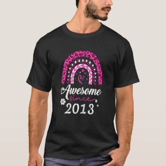 Awesome Since 2013 9 Year Old Girl Cute Girls 9th T-Shirt
