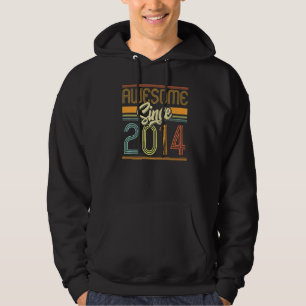 Awesome Since 2014 8th Birthday 8 Years Old Bday K Hoodie