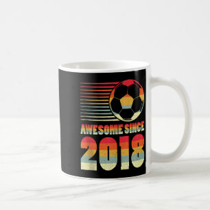 Awesome Since 2018 Soccer 8th Birthday Tank Top Coffee Mug