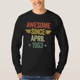 Awesome Since April 1963 T-Shirt