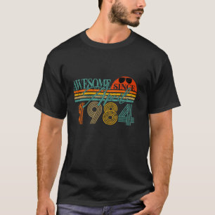 Awesome Since April 1984 40 Years Old 40th Birthda T-Shirt