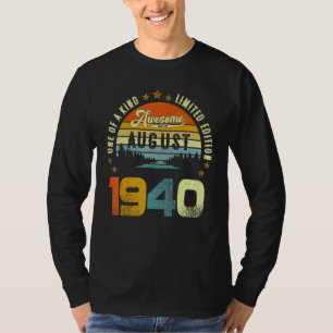 Awesome Since August 1940 One Of A Kind  1 T-Shirt