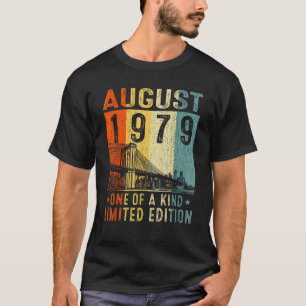 Awesome Since August 1979 One Of A Kind T-Shirt