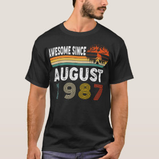 Awesome Since August 1987 T-Shirt