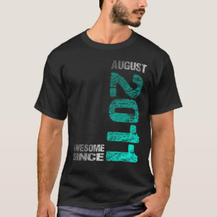 Awesome since August 2011 12th Birthday Born 2011 T-Shirt