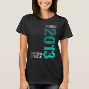 Awesome since August 2013 10th Birthday Born 2013 T-Shirt