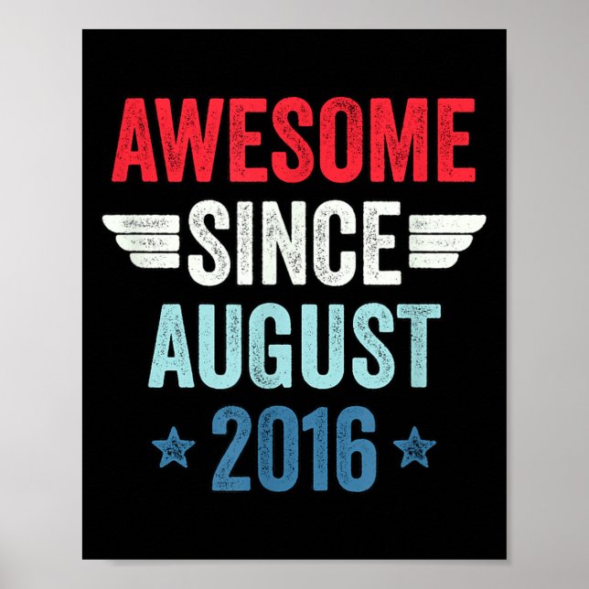 Awesome Since August 2016 Poster (Front)