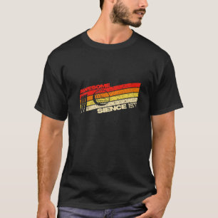 Awesome Since Best Of 1977 45St Vintage Retro Golf T-Shirt
