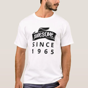 Awesome Since  Custom Birth Year 60th Birthday Tee