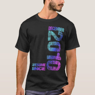 Awesome since December 2010 13th Birthday Born 201 T-Shirt