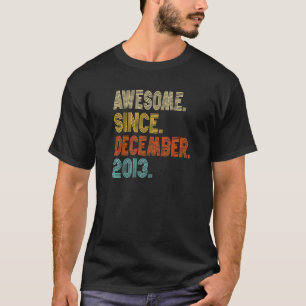Awesome Since December 2013 9th Birthday 9 Years T-Shirt