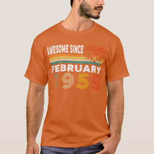 Awesome Since February 1959 T-Shirt
