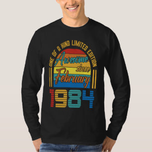 Awesome Since February 1984 39 Years Old 39th Birt T-Shirt