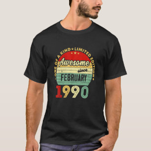 Awesome Since February 1990 31St Birthday Tee S