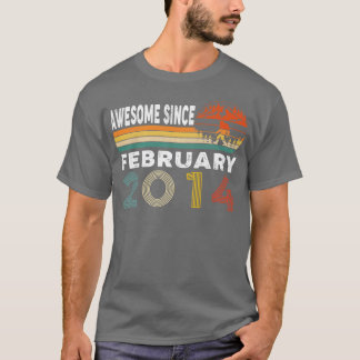 Awesome Since February 2014 T-Shirt