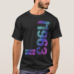 Awesome since January 1963 60th Birthday Born 1963 T-Shirt
