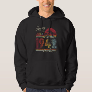 Awesome Since July 1942 80 Years 80th Birthday Hoodie