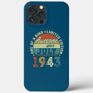 Awesome Since July 1943 79 Years Old 79th iPhone 13 Pro Max Case