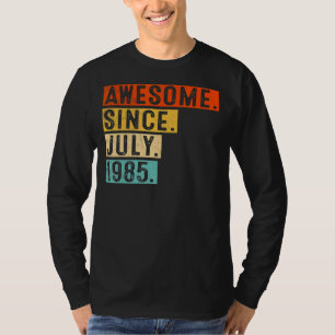 Awesome Since July 1985 Vintage 37th Birthday 1 T-Shirt