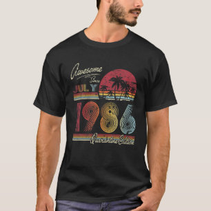 Awesome Since July 1986 35 Years 35Th Quarantine B T-Shirt