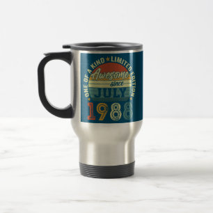 Awesome Since July 1988 34 Years Old 34th Travel Mug