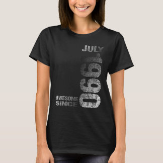 Awesome since July 1990 33th Birthday Born 1990 1 T-Shirt