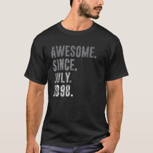 Awesome Since July 1998 24th Birthday Vintage 1998 T-Shirt