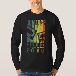 Awesome Since July 2010 12 Years Old 12th Birthday T-Shirt