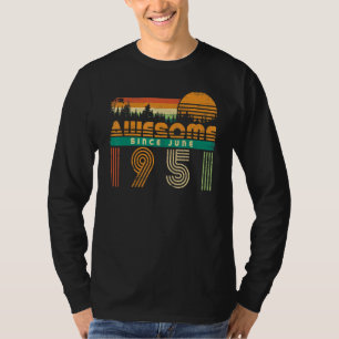 Awesome Since June 1951 Birthday For Men Women Vi T-Shirt