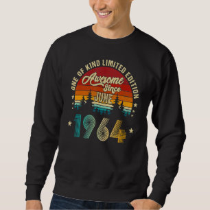 Awesome Since June 1964 58 Years Old 27th Birthday Sweatshirt