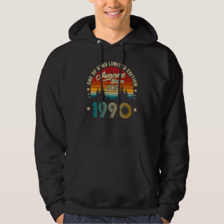 Awesome Since June 1990 32 Years Old 27th Birthday Hoodie