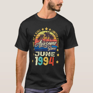 Awesome Since June 1994 Vintage 28th Birthday T-Shirt