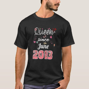 Awesome Since June 2013 Flowers 2013 June Birthday T-Shirt