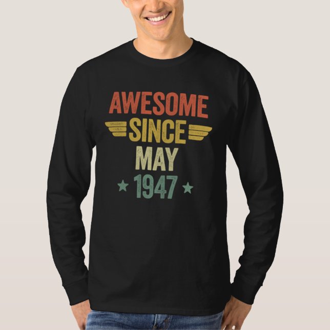 Awesome Since May 1947 T-Shirt (Front)