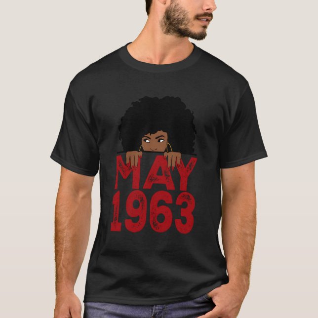 Awesome Since May 1963 60Th 60 T-Shirt (Front)