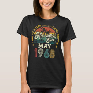 Awesome Since May 1968 Vintage 54th Birthday T-Shirt