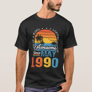 Awesome Since May 1990 33Rd 33 T-Shirt