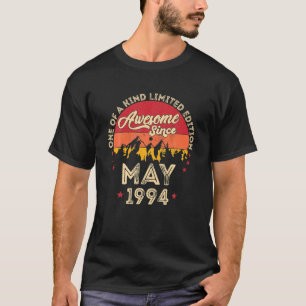 Awesome Since May 1994, Vintage 28Th Birthday T-Shirt