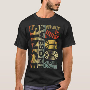 Awesome Since May 2005 18th Birthday s Man Women T-Shirt