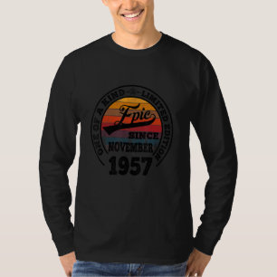Awesome Since November 1957 65th Birthday 65 Year T-Shirt